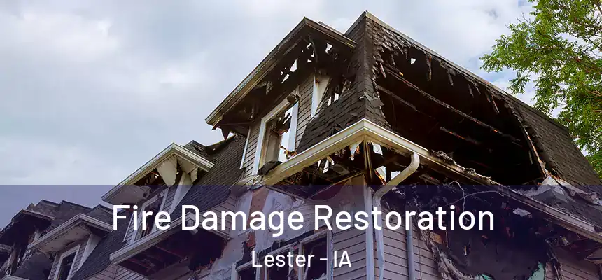  Fire Damage Restoration Lester - IA